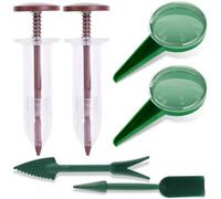 BOBOZHONG Mini Semoir Semences,6 PCS Mini Distributeur de Semences Semoir Semoir à Main Distributeur de Semences Outils pour Semoir Distributeur Semoir Universel pour L'ensemencement Horticole