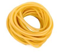 BOBOZHONG Tubes en Latex,5 mètres Naturel Latex Tubes Tuyau de Caoutchouc Élastique de Élastique pour la Fabrication de Pièces Élastique de Catapulte de Chasse à la Fronde Professionnelles