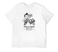 Bob's Big Boy Burger T Shirt Funny Cotton Tee Vintage Gift for Men T-Shirt Whites