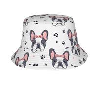 Bobs Carlin Noir Mignon Avec Nœud Papillon Chapeau de Pêcheur Jardinier