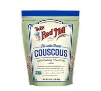 Bob's Red Mill Couscous perle tricolore, cuisson rapide - 0,5 kg (lot de 1) - Sans OGM, végétalien, couscous israélien - Sans OGM, végétalien, couscous israélien, casher