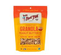 Bob's Red Mill Granola Homestyle au beurre d'arachide, sac de 325 ml (lot de 1), certifié sans gluten, sans OGM, grains entiers