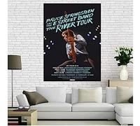 BOBSLA Poster Bruce Springsteen Musique Étoile Affiche Photo Portrait Photos Mur Art Toile Peinture Affiches Et Impressions Décor À La Maison 50X70Cm Pas De Cadre