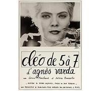 BOBSLA Poster Cleo De 5 À 7 Agnes Varda Corinne Marchand Affiche De Film Vintage Mur Art Toile Peinture Décor À La Maison 50X70Cm Pas De Cadre