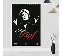 BOBSLA Poster Édith Piaf Musique Chanteur Affiche Photo Portrait Photos Affiches Et Gravures Mur Art Toile Peinture Décor À La Maison 50X70Cm Pas De Cadre