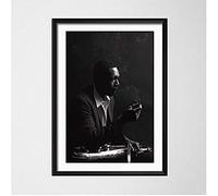 BOBSLA Poster John Coltrane Jazz Musique Chanteur Affiche Photo Portrait Photos Toile Peinture Affiches Et Gravures Décor À La Maison 50X70Cm Pas De Cadre