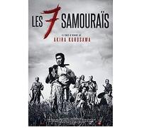 BOBSLA Poster Les Sept Samouraïs Vintage Film Affiche Mur Art Photos Toile Peinture Affiches Et Impressions Décor À La Maison 50X70Cm Pas De Cadre