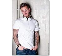BOBSLA Poster M. Pokora Musique Étoile Affiche Photo Portrait Photos Toile Peinture Affiches Et Impressions Mur Art Décor À La Maison 50X70Cm Pas De Cadre