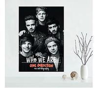 BOBSLA Poster One Direction Musique Garçon Groupe Affiche Portrait Photos Affiches Et Impressions Toile Peinture Art Mur Décor À La Maison 50X70Cm Pas De Cadre