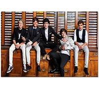 BOBSLA Poster One Direction Musique Garçon Groupe Affiche Portrait Photos Affiches Et Impressions Toile Peinture Art Mur Décor À La Maison 50X70Cm Pas De Cadre