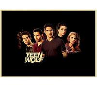 BOBSLA Poster Teen Wolf Affiche Vintage Tv Affiche Mur Art Photos Toile Peinture Affiches Et Impressions Décor À La Maison 50X70Cm Pas De Cadre