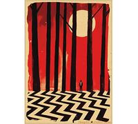 BOBSLA Poster Twin Peaks Affiche Vintage Tv Affiche Toile Peinture Décor Art Affiches Et Impressions Décor À La Maison 50X70Cm Pas De Cadre