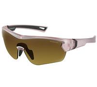 Bobster Stella Petites lunettes de soleil avec mousse, monture or rose mat, verres dégradés marron.