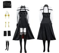 BOBT Spy X Family Cosplay Anya, Costume Yor Forger Princesse épine Gothique Noire, Halloween Carnaval Noël Fête