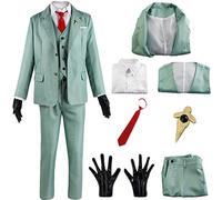 BOBT Spy X Family Costume, Spy X Family Cosplay Anya, Anime Spy X Family Yor Forger Costume Complet de Princesse épine Gothique Noire, Halloween Carnaval Noël Costume de Fête, XL