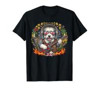 Bobtail Hard Heavy Rock Chien Rockstar Guitare Rock Musique Rock T-Shirt Graphique avec Valeur