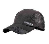 Bobury Casquette de Baseball en Maille Respirante d'été Chapeaux de séchage Rapide de Sport pour Les Hommes