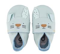 Bobux | Chaussons d'éveil pour bébé | Chaussures Bobux | Chaussons en cuir pour bébé | Chaussures d'apprentissage | Petit lapin bleu | 9-15 mois, Houblon en mousse de