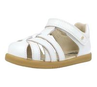 Bobux I-Walk Cross Jump - Walking - Sandale pour bébé en cuir avec fermeture auto-agrippante (White, Système Taille Chaussures EU, Bébé, Numérique, Moyen, 24)