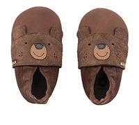 Bobux Soft Soles - Chaussons bébé en cuir - Papa Bear Toffee, Marron/caramel, 22/23 EU