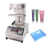 BOBVB Machine de scellage de Tubes électrique, scelleuse de Tubes en Plastique Composite et Aluminium, Tuyau en Aluminium-Plastique de Dentifrice de 10 à 22 cm, Machine de scellage de Tubes en Acier