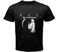 BOC Blue Oyster Cult Don't Fear The Reaper T-Shirt Graphic Tee Printed Top Black Black T-Shirts à Manches Courtes(3X-Large)