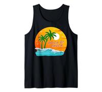 Boca Chica République Dominicaine Palmier Plage Île Souvenir Débardeur