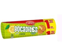 Bocaditos au Citron, Petits Biscuits Acidulés et Rafraîchissants, Pack de 3 Paquets de 150g, Pour le Thé
