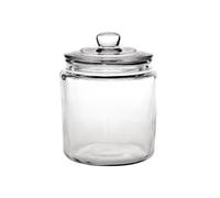 Olympia Biscotti Pot à biscuits avec couvercle 3,8 litres, verre transparent, taille : 252 (H) x 200 (Dia) mm, Style vintage, passe au lave-vaisselle, GG925