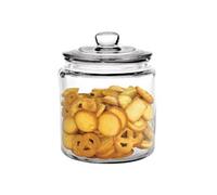 Olympia Biscotti Pot à biscuits avec couvercle 3,8 litres, verre transparent, taille : 252 (H) x 200 (Dia) mm, Style vintage, passe au lave-vaisselle, GG925