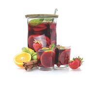 Bocal à Boisson - Home Deco Factory - 5l - Avec Louche - Transparent