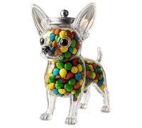 Bocal à Bonbons Chihuahua, Joli Récipient Hermétique Pour Biscuits, Bonbons, Dosettes De Café, Friandises Pour Animaux, Bocal à Biscuits Avec Couvercle, Grande Boîte De Rangement En Forme