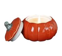 Bocal à bonbons d'automne | Décoration en céramique pour bureau d'action de grâces, pot de bonbons à la citrouille avec couvercle | Pour goûter, condiments, thé, cuisine, chambre