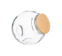FIVE Simply Smart - Bocal à Bonbons en Verre "Bois" 0,65L Transparent Transparent G