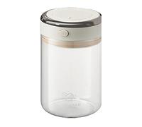 Bocal à café hermétique en verre - Conteneur hermétique de stockage de café, support pour grains de café | Récipient hermétique pour café sous vide anti-fuite, pot de rangement paire