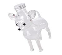 Bocal à collation hermétique en verre sur le thème du chien avec couvercle sécurisé pour stocker des biscuits, du café, des friandises pour animaux domestiques, organiseurs de cuisine, bocal à bonbons