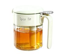 Bocal à condiments - Accès facile à l'humidité, récipient à assaisonnement avec couvercle en verre - pour sucre, sel, poivre, , vinaigre, préparation des repas, restaurant, traiteur, camion