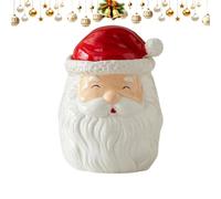 Bocal À Cookies De Noël Contenant Décoratif Multifonctionnel en Résine | Pot à Biscuits et Bonbons Décoratif Pour Garçons Filles Anniversaire Équipe Scolaire Saison Des Fêtes B