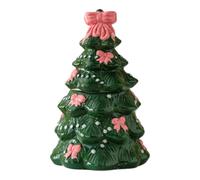 Bocal À Cookies De Noël Conteneur décoratif multifonction en résine avec | Bocal De Rangement En Résine Pour Noël Pour filles équipe anniversaire école fête vacances cuisine D