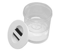 Bocal à cornichons à séparation sèche et humide , bon scellage en acrylique , utilisations multiples , bocal en sablier Kimchi blanc étanche à l'air , accès facile pour la cuisine