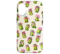 Bocal à cornichons avec nœud Rose Coque pour iPhone 16