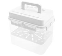 Bocal à Cornichons Conservation, 5L Étanche Transparent avec Poignée, Récipient de Stockage Transparent pour Aliments, Pour Cuisine Maison Appartement Restaurant Famille Fermentation Des Aliments Légu