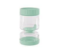 Pebbly – Bocal à cornichons en verre 750 ml avec séparateur en silicone Ø 10 x 15,5 cm