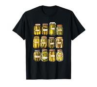 Bocal à cornichons Vintage en Conserve pour Concombre T-Shirt