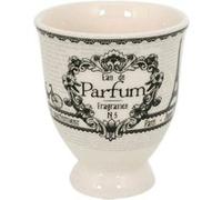 Bocal à cotons Paris baroque 13 cm BLANC G