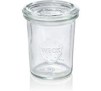 WECK - Pot en Verre avec Couvercle - 140 ml - Lot de 12 - Empilables