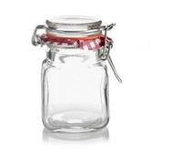 Bocal à épices - KILNER - Carré - 70 ml - Verre - Fermeture hermétique en inox