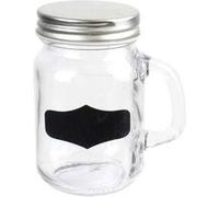 Bocal à poignée et couvercle hermétique - 10 cl - Argent G