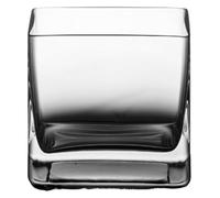 Bocal À Poissons, Bol À Poisson, Bocal Poisson, Petit Aquarium carré en Verre épais et Transparent for Tortues(12x12cm)