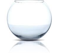 Bocal à Poissons en Verre Transparent 30cm - Amtra Crystal Globe, Soufflé Bouche pour Rouges SOUS MEUBLE